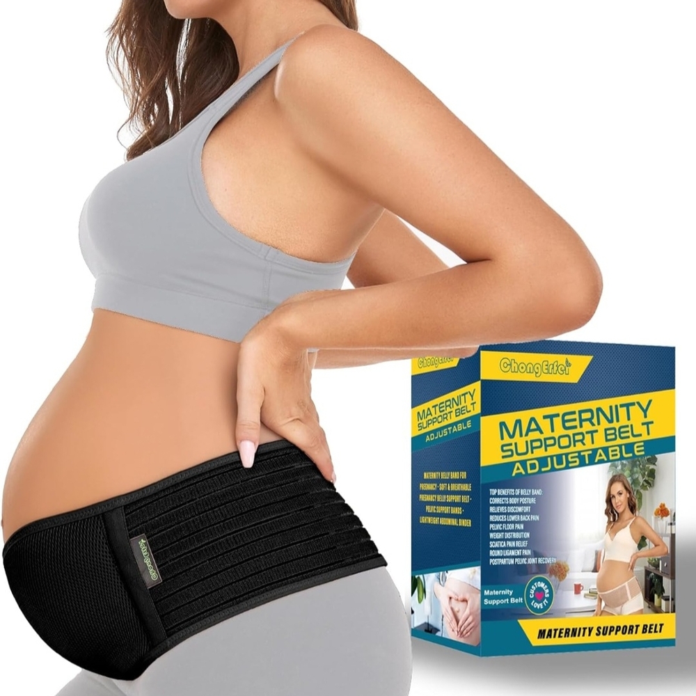 ChongErfei Maternity Support Belt in Black